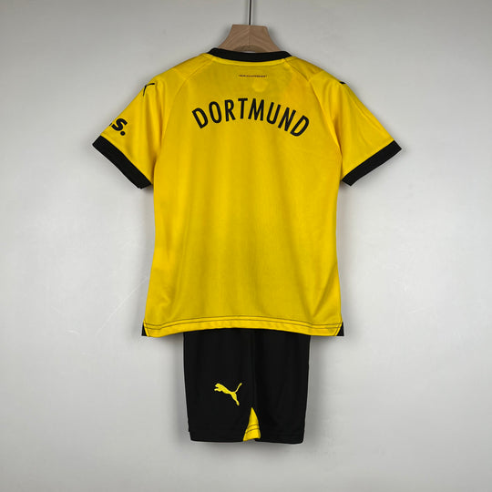 BORUSSIA DORTMUND 2023 - 2024 HJEMME TRØJE FOR BØRN