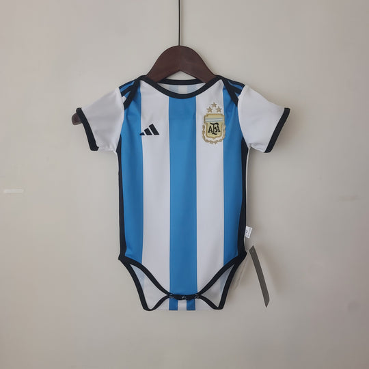 Argentina VM 2022 HJEMME TRØJE FOR BABY