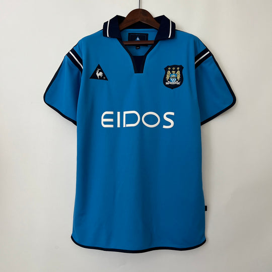 MANCHESTER CITY 2001 - 2002 HJEMME TRØJE