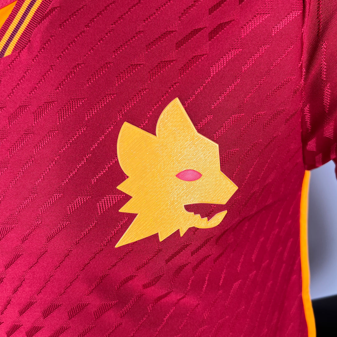AS ROMA 2023 - 2024 HJEMME TRØJE PLAYER EDITION