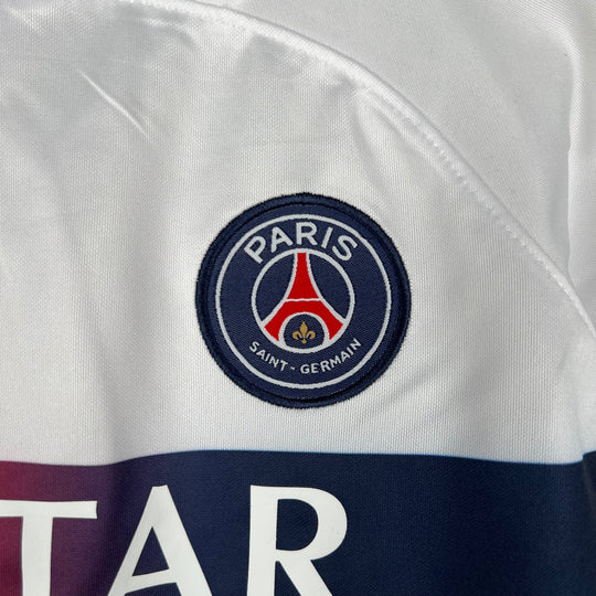 Paris Saint-Germain 2023 - 2024 UDEBANE TRØJE FOR BØRN